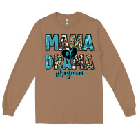 Toasted Coconut mama of drama boy mom Long Sleeve Tee - Zillion Design Studio