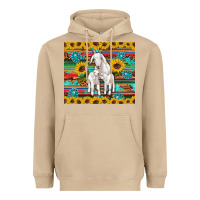 Mushroom goats mom and baby sunflowers gemstones serape leopard glitter wooden Heavyweight Hoodie - Artiststas