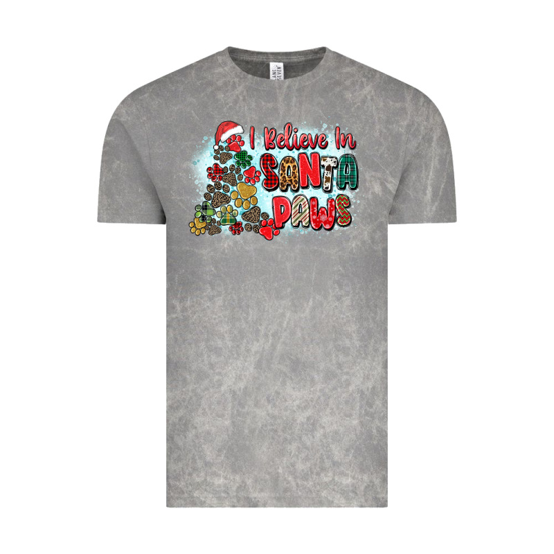 I Believe In Santa Paws Vintage Tee by Zillion Design Studio | Teevron