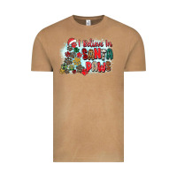Vintage Camel i believe in santa paws Vintage Tee - Zillion Design Studio