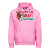 Fuchsia Pink little miss preschool Urban Hoodie - BundleAndBundleShop
