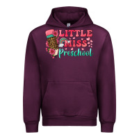 Mauve Wine little miss preschool Urban Hoodie - BundleAndBundleShop