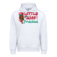 White little miss preschool Urban Hoodie - BundleAndBundleShop