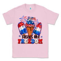 Bubblegum Pink 4th of July ice creams tastes like freedom Classic Tee - Neo Western