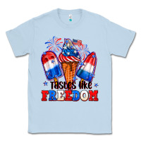 Dusty Blue 4th of July ice creams tastes like freedom Classic Tee - Neo Western