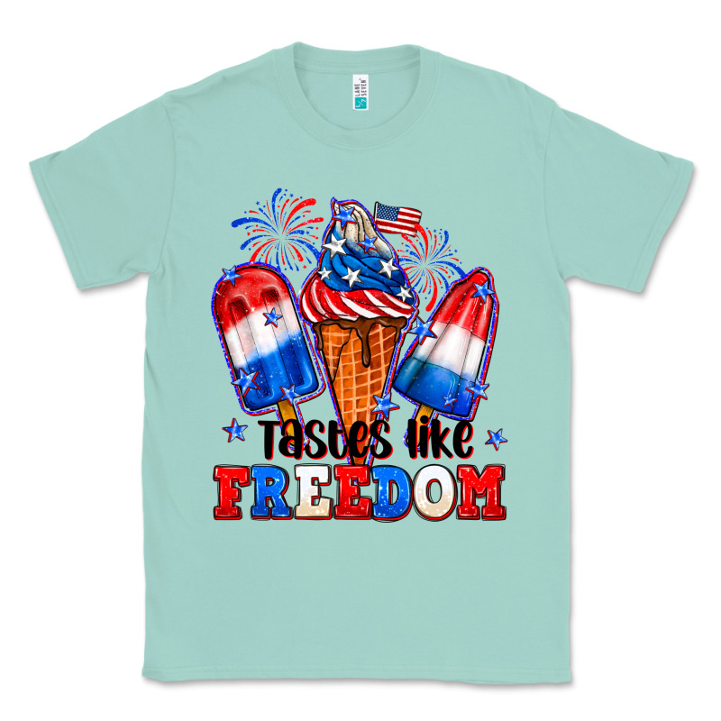 4th Of July Ice Creams Tastes Like Freedom Classic Tee by Neo Western | Teevron
