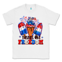 White 4th of July ice creams tastes like freedom Classic Tee - Neo Western