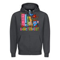 Smoke booktrovert Zipper Hoodie - JahusDesignShop