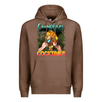 Chestnut campfirescocktails Premium Hoodie - NancyCooperArtShop