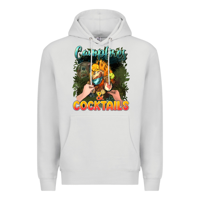 Campfirescocktails Premium Hoodie by NancyCooperArtShop | Teevron