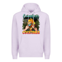 Lilac campfirescocktails Premium Hoodie - NancyCooperArtShop