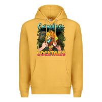 Mustard campfirescocktails Premium Hoodie - NancyCooperArtShop