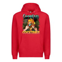 Red campfirescocktails Premium Hoodie - NancyCooperArtShop