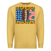 Antique Gold American football and america Premium Sweatshirt - NancyCooperArtShop