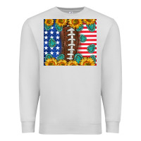 Dove Grey American football and america Premium Sweatshirt - NancyCooperArtShop