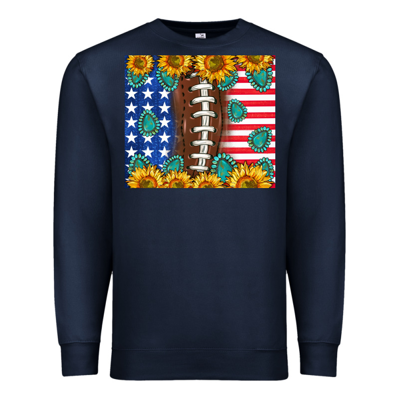 American Football And America Premium Sweatshirt by NancyCooperArtShop | Teevron