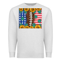 Oatmeal Heather American football and america Premium Sweatshirt - NancyCooperArtShop