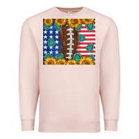 Pale Pink American football and america Premium Sweatshirt - NancyCooperArtShop