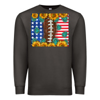 Smoke American football and america Premium Sweatshirt - NancyCooperArtShop