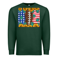 Sports Green American football and america Premium Sweatshirt - NancyCooperArtShop