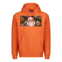 Carrot christmas with santa Premium Hoodie - AdoDesignShop