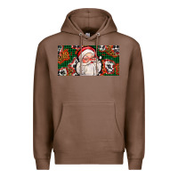 Chestnut christmas with santa Premium Hoodie - AdoDesignShop