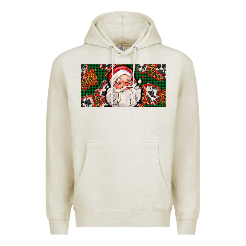 Christmas With Santa Premium Hoodie by AdoDesignShop | Teevron