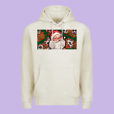 Christmas With Santa Premium Hoodie Designed By Adodesignshop