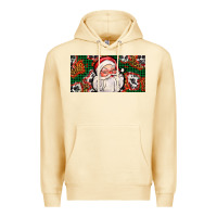 Pina Colada christmas with santa Premium Hoodie - AdoDesignShop
