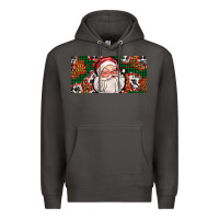 Smoke christmas with santa Premium Hoodie - AdoDesignShop
