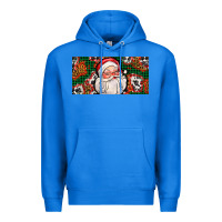 True Royal christmas with santa Premium Hoodie - AdoDesignShop