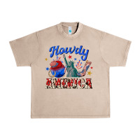 French Oak howdy america western Urban Heavy Tee - texasbilliewilder