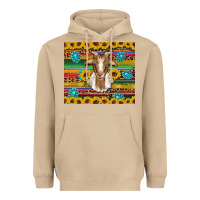 Mushroom goat sunflowers gemstones serape leopard glitter Heavyweight Hoodie - Artiststas