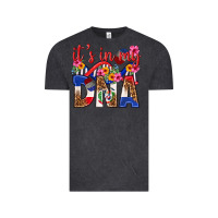 Vintage Black its in my dna dominican republic Vintage Tee - texasbilliewilder
