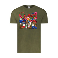 Vintage Olive its in my dna dominican republic Vintage Tee - texasbilliewilder