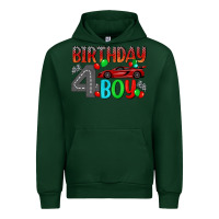 Forest Green birthday boy 4 Urban Hoodie - BundleAndBundleShop