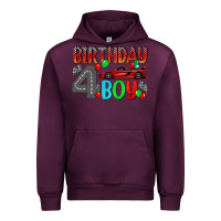 Mauve Wine birthday boy 4 Urban Hoodie - BundleAndBundleShop