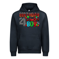 Navy birthday boy 4 Urban Hoodie - BundleAndBundleShop