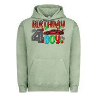 Pigment Oil Green birthday boy 4 Urban Hoodie - BundleAndBundleShop
