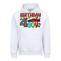 White birthday boy 4 Urban Hoodie - BundleAndBundleShop