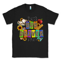 Black best bus driver ever Classic Tee - CowhideDigitalArt