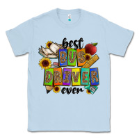 Dusty Blue best bus driver ever Classic Tee - CowhideDigitalArt