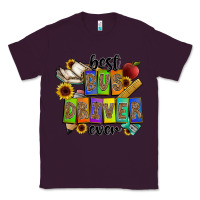 Plum best bus driver ever Classic Tee - CowhideDigitalArt