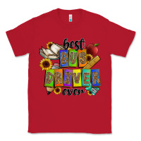 Red best bus driver ever Classic Tee - CowhideDigitalArt