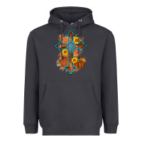 Smoke thanksgiving cross pumpkin sunflower Heavyweight Hoodie - AdoDesignShop