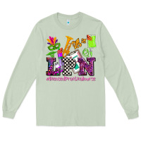 Matcha mardi gras lpn licensed practical nurse Long Sleeve Tee - AdoDesignShop