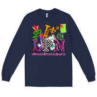 Navy mardi gras lpn licensed practical nurse Long Sleeve Tee - AdoDesignShop