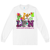 White mardi gras lpn licensed practical nurse Long Sleeve Tee - AdoDesignShop