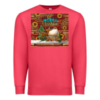 Cardinal merry christmas cookies buffalo plaid Premium Sweatshirt - Jasminsmagicworld