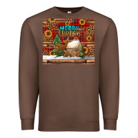 Chestnut merry christmas cookies buffalo plaid Premium Sweatshirt - Jasminsmagicworld